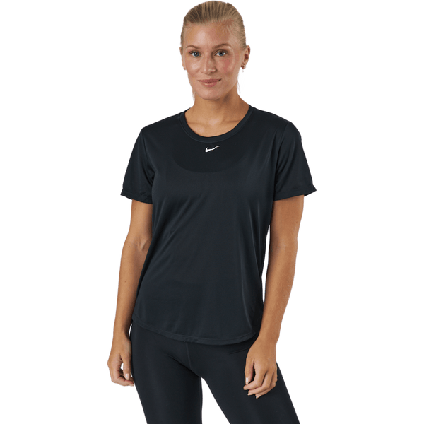 Nike - Dri-FIT One Women's Standard Fit Short-Sleeve Top BLACK/WHITE