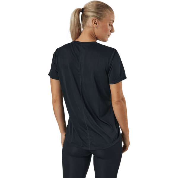 Nike - Dri-FIT One Women's Standard Fit Short-Sleeve Top BLACK/WHITE