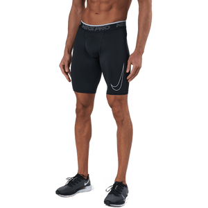 Nike - Nike Pro Dri-FIT Men's Long Shorts BLACK/WHITE