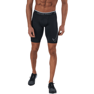 Nike - Nike Pro Dri-FIT Men's Long Shorts BLACK/WHITE