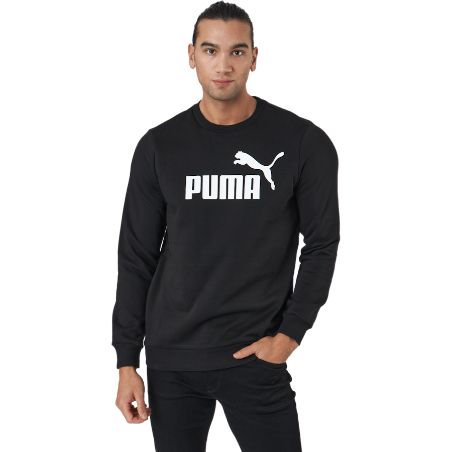 Puma - Ess Big Logo Crew Fl Puma Black