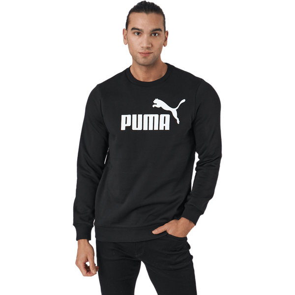 Puma - Ess Big Logo Crew Fl Puma Black