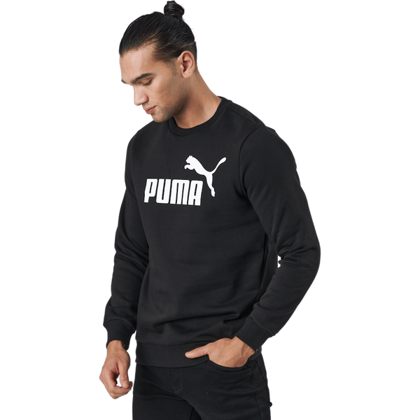 Puma - Ess Big Logo Crew Fl Puma Black