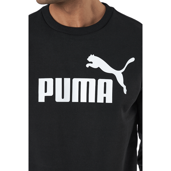 Puma - Ess Big Logo Crew Fl Puma Black