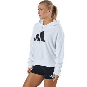 Adidas - Sportswear Three Bar Hoodie White