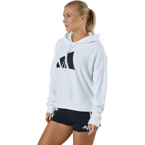Adidas - Sportswear Three Bar Hoodie White