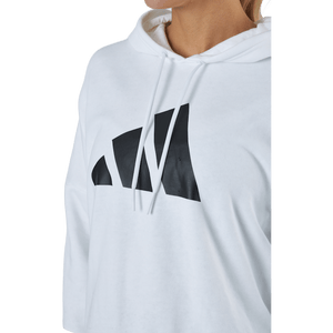 Adidas - Sportswear Three Bar Hoodie White