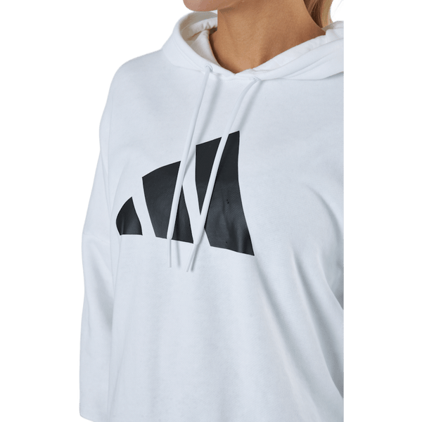 Adidas - Sportswear Three Bar Hoodie White