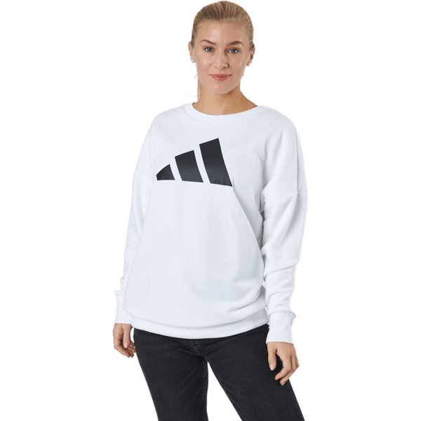 Adidas - Sportswear Three Bar Sweatshirt White