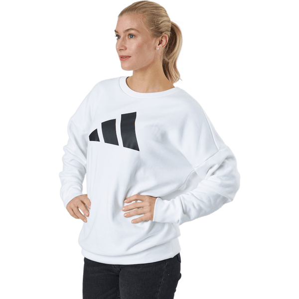 Adidas - Sportswear Three Bar Sweatshirt White
