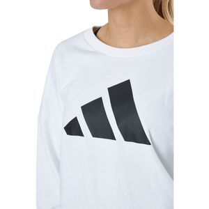 Adidas - Sportswear Three Bar Sweatshirt White