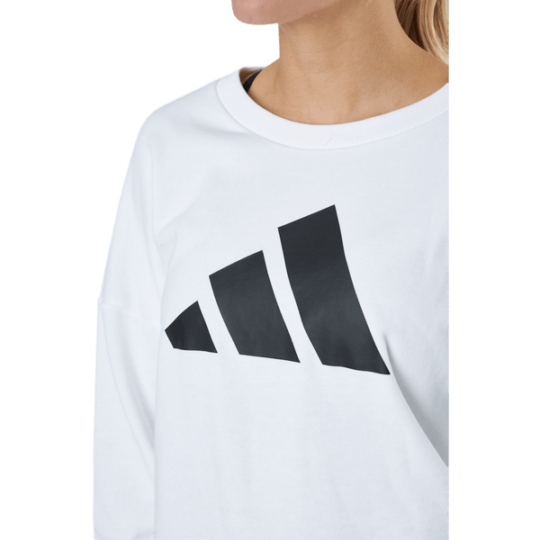 Adidas - Sportswear Three Bar Sweatshirt White