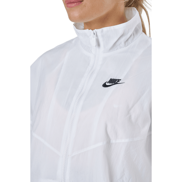 Nike - Sportswear Essential Windrunner Women's Woven Jacket WHITE/WHITE/BLACK