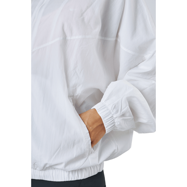 Nike - Sportswear Essential Windrunner Women's Woven Jacket WHITE/WHITE/BLACK