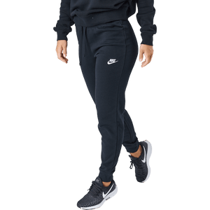 Nike - Sportswear Club Fleece Women's Mid-Rise Pants BLACK/WHITE