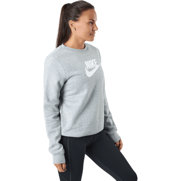 Nike - Sportswear Club Fleece Women's Crew DK GREY HEATHER/WHITE