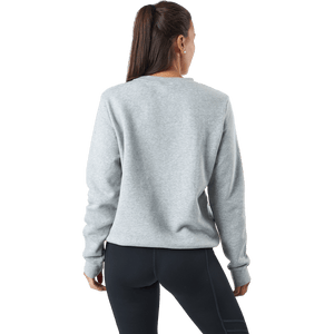 Nike - Sportswear Club Fleece Women's Crew DK GREY HEATHER/WHITE