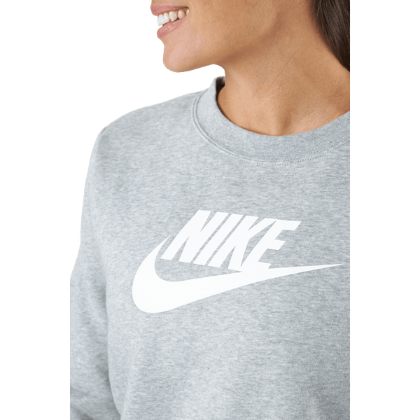 Nike - Sportswear Club Fleece Women's Crew DK GREY HEATHER/WHITE