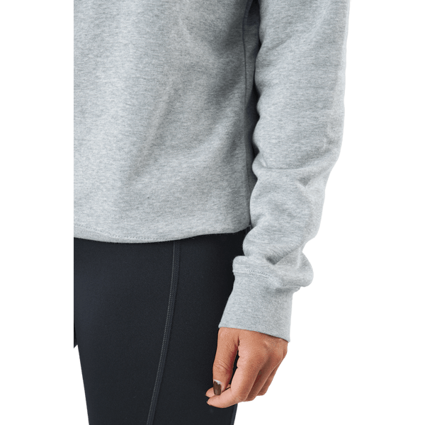 Nike - Sportswear Club Fleece Women's Crew DK GREY HEATHER/WHITE