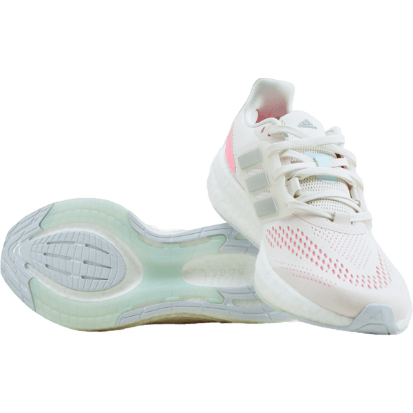 Adidas - Pureboost 22 Shoes Cloud White / Silver Metallic / Beam Pink