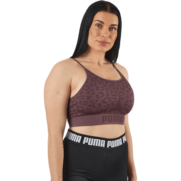 Puma - Low Impact Formknit Seamless L Dusty Plum-leopard Print