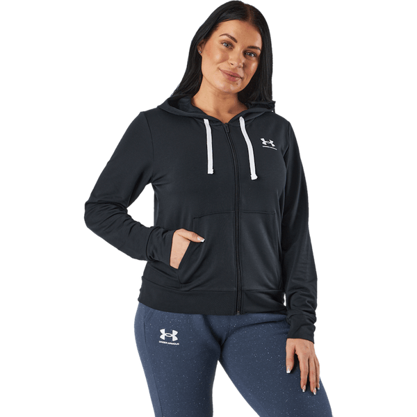 Under Armour - Rival Terry Fz Hoodie Black