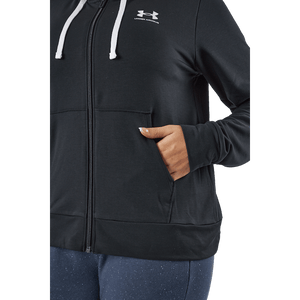 Under Armour - Rival Terry Fz Hoodie Black