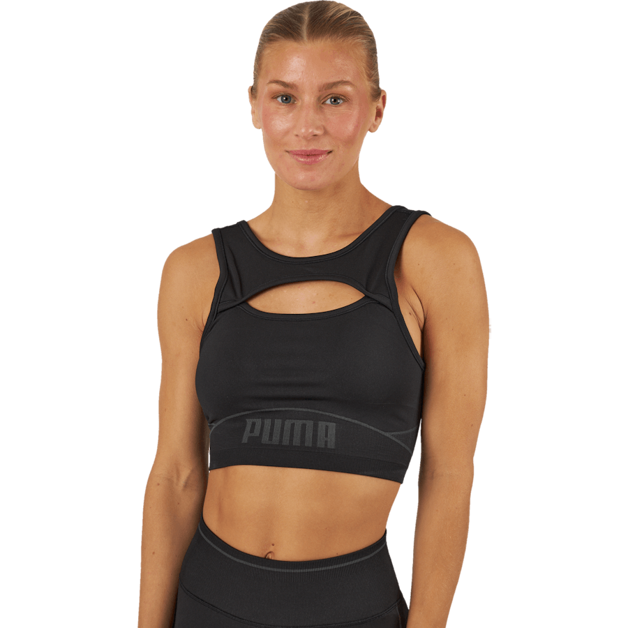Puma - Formknit Seamless Fashion Bra Puma Black-strong Gray