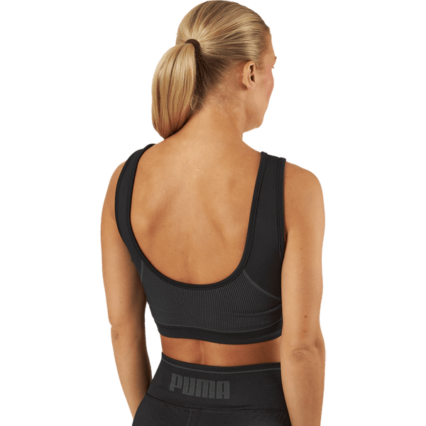 Puma - Formknit Seamless Fashion Bra Puma Black-strong Gray