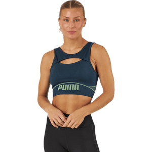 Puma - Formknit Seamless Fashion Bra Dark Night-fizzy Lime