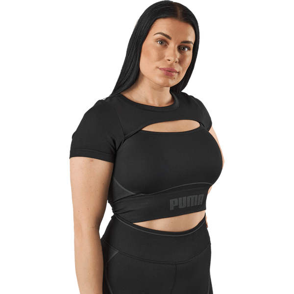 Puma - Formknit Seamless Baby Tee Puma Black-strong Gray
