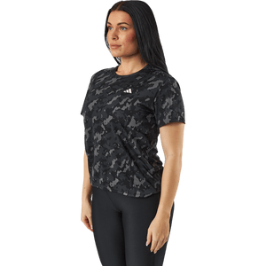 Adidas - Own the Run Camo Running T-Shirt Black