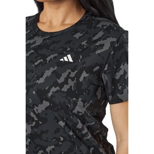 Adidas - Own the Run Camo Running T-Shirt Black