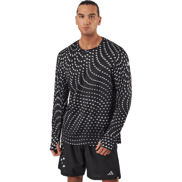 Adidas - Brand Love Graphic Long Sleeve Long-sleeve Top Black