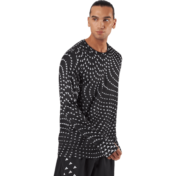 Adidas - Brand Love Graphic Long Sleeve Long-sleeve Top Black