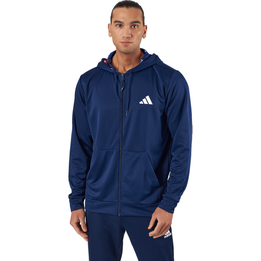 Adidas - Train Essentials Seasonal Training Full-Zip Jacket Dark Blue