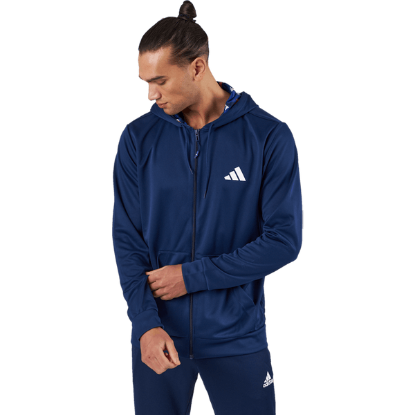 Adidas - Train Essentials Seasonal Training Full-Zip Jacket Dark Blue