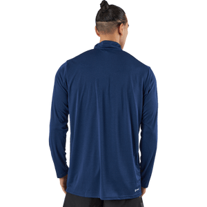 Adidas - Train Essentials Seasonal Training 1/4-Zip Long Sleeve Sweatshirt Dark Blue