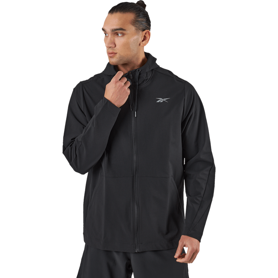 Reebok - Performance Woven Zip-Up Jacket Black