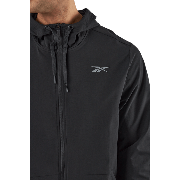Reebok - Performance Woven Zip-Up Jacket Black