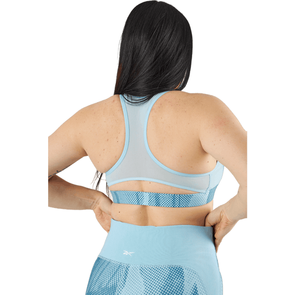 Reebok - Lux Perform Allover Print Racer Bra Steblu