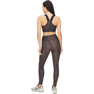 Röhnisch - Printed High Waist Tights Brown Snake