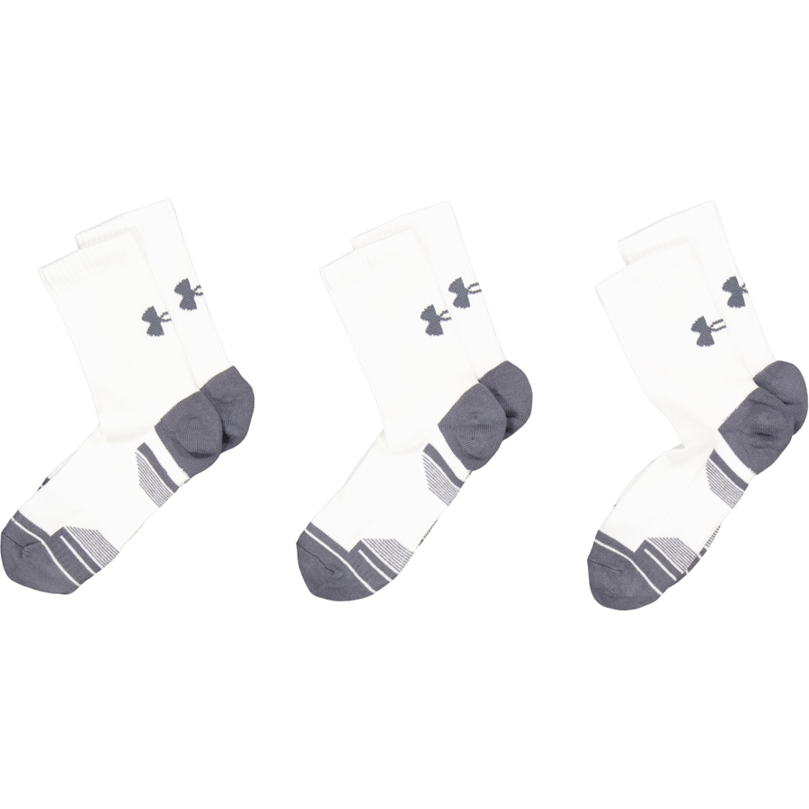 Under Armour - Ua Performance Cotton 3p Mid White