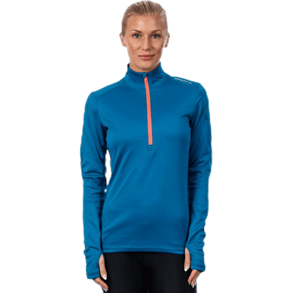 Craft - Tempo Halfzip W Blue/Orange