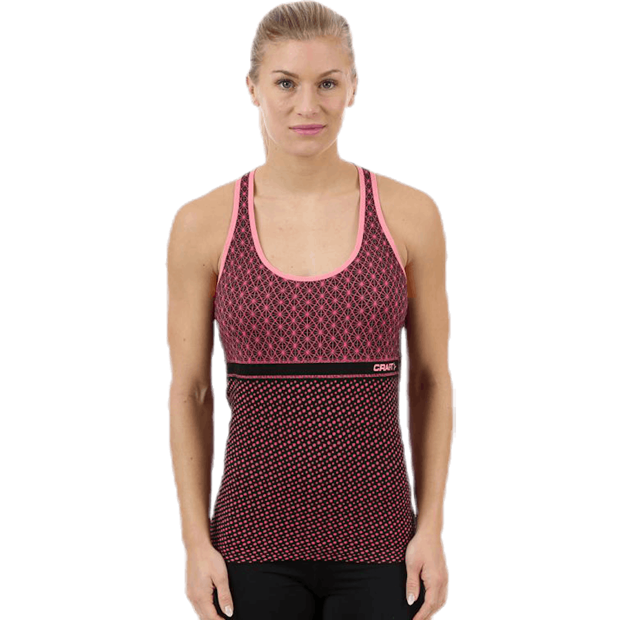 Craft - Core Block Tank W Orange/Black