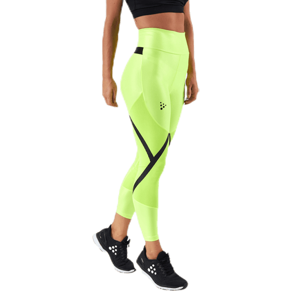Craft - Asome High Waist Tights Yellow