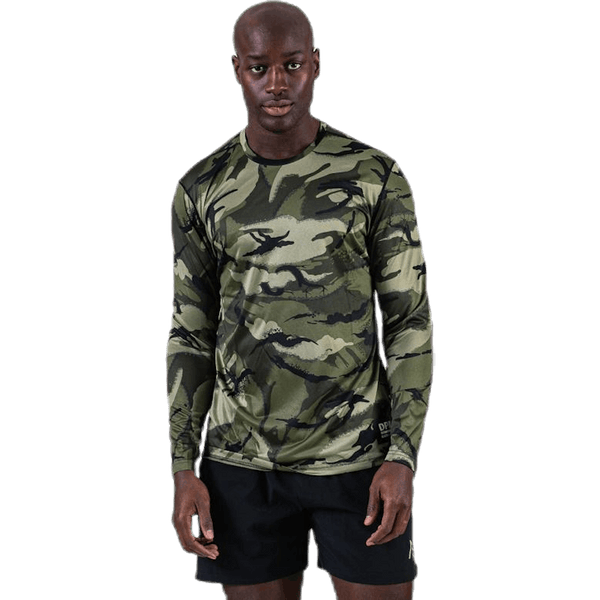 Björn Borg - Axton Perf LS Tee Patterned/Black