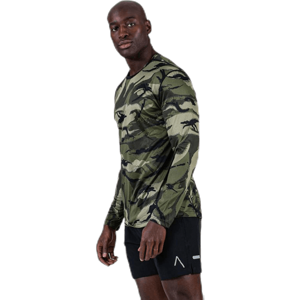 Björn Borg - Axton Perf LS Tee Patterned/Black
