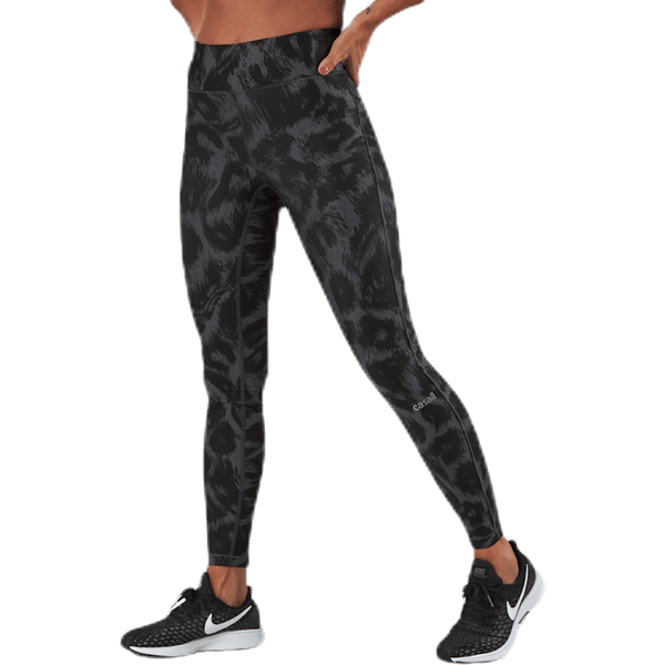 Casall - Awake Printed Tights Black/Grey