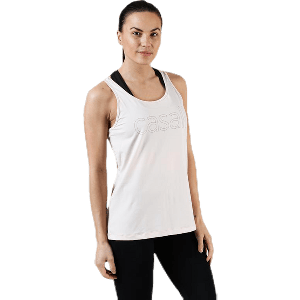 Casall - Logo Relaxed Tank Pink